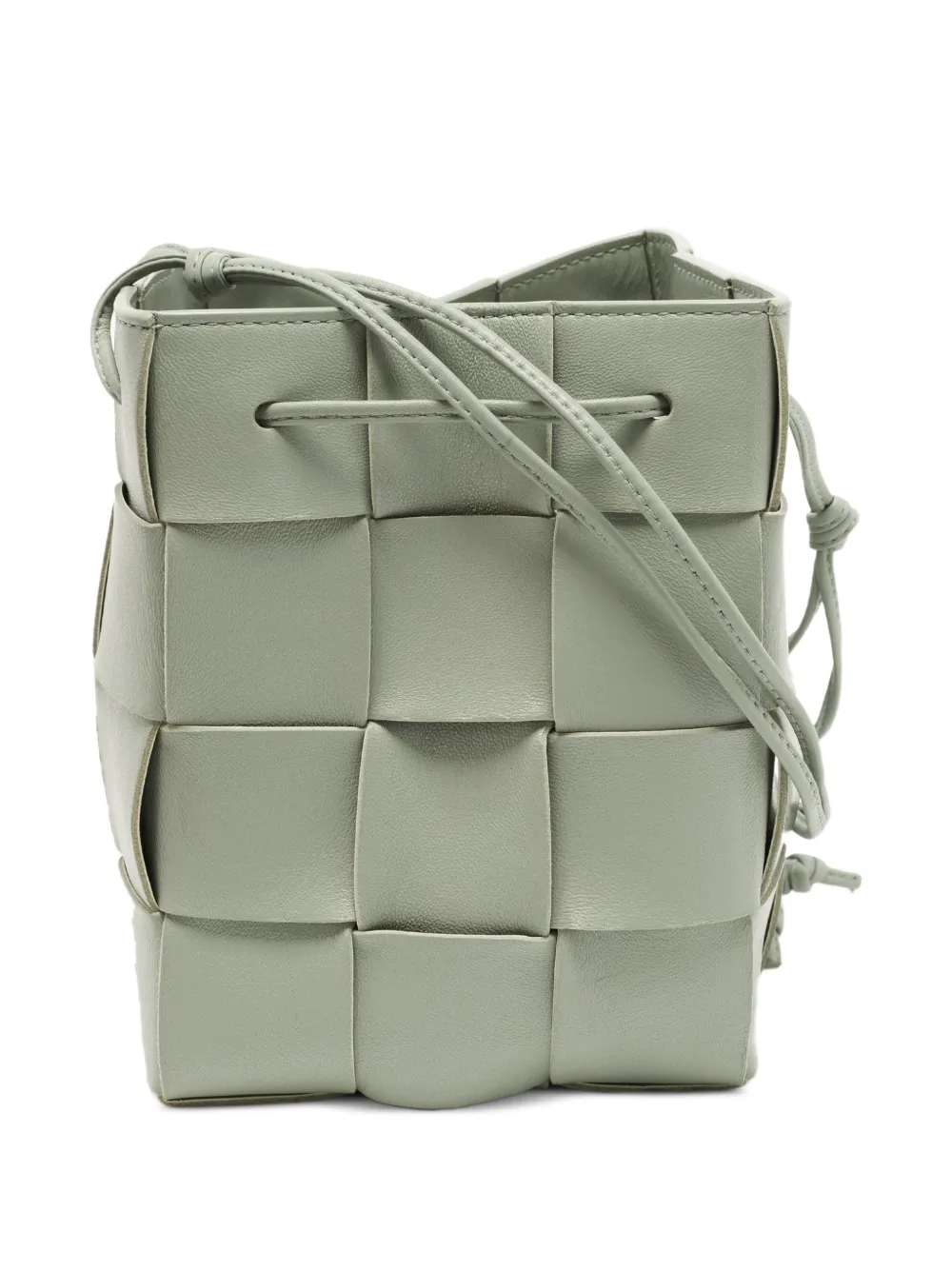 Bottega Veneta Pre-Owned small Cassette intrecciato bucket bag - Verde