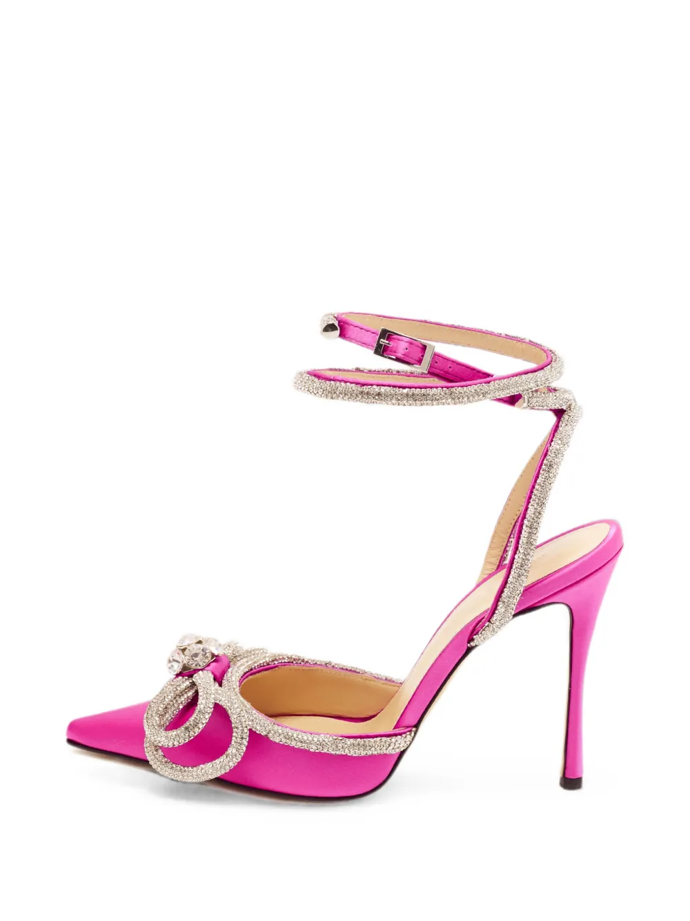 MACH & MACH Double Bow ankle-strap pumps - Rosa