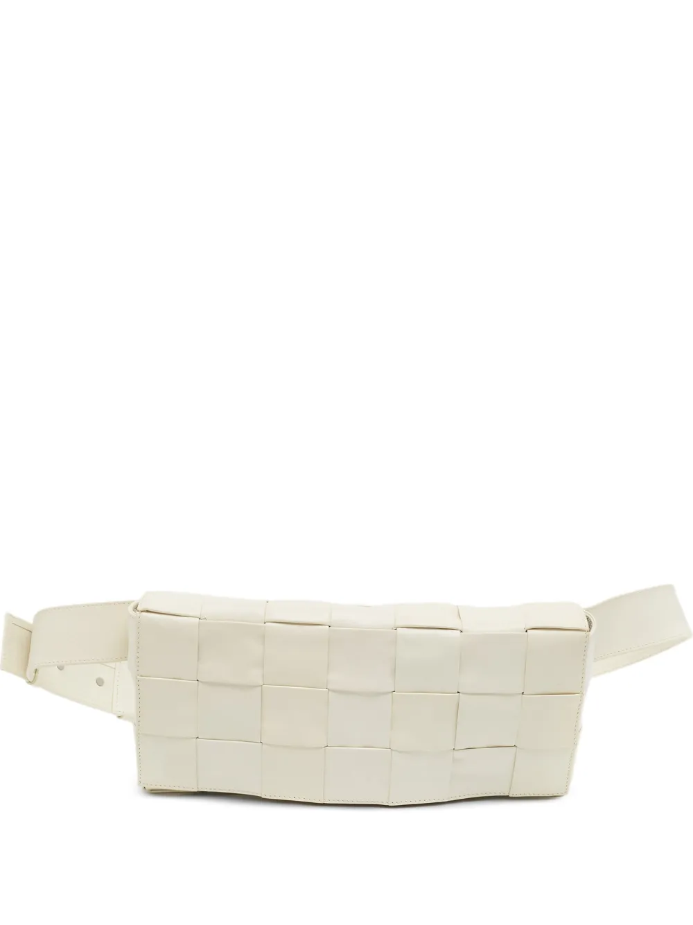 Bottega Veneta Pre-Owned Cassette Intreccio belt bag - Bianco