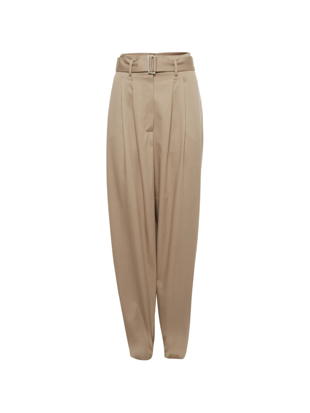 Magda Butrym 2025 Pleated tapered trousers - Toni neutri