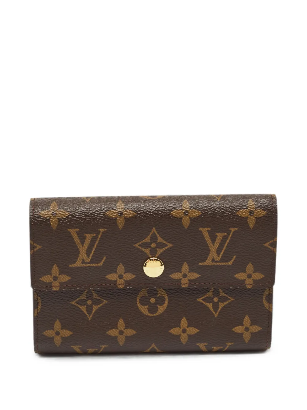 Louis Vuitton Pre-Owned 2010 Alexandra monogram wallet - Braun