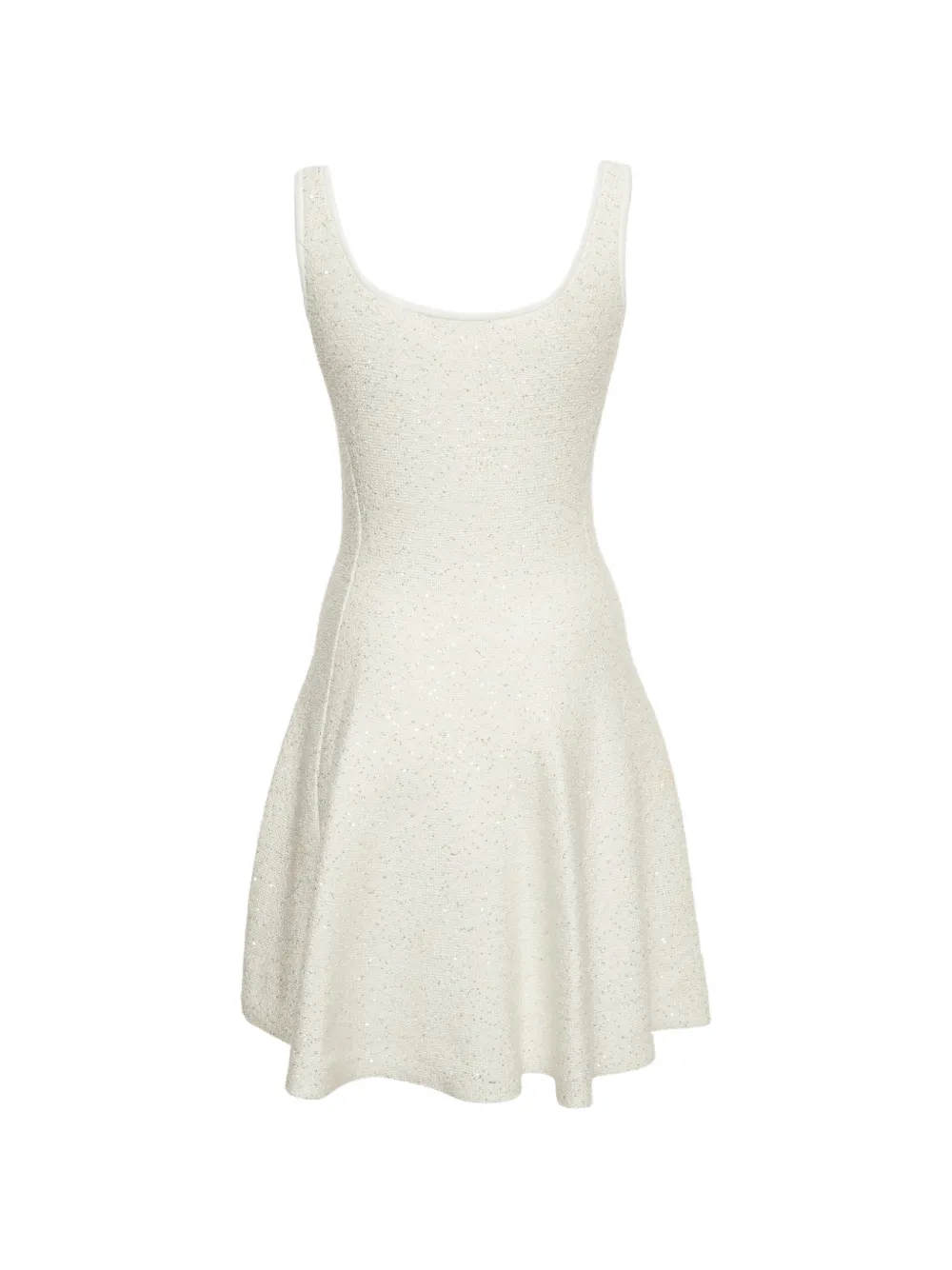 Maje sequin-embellished A-line dress - Weiß