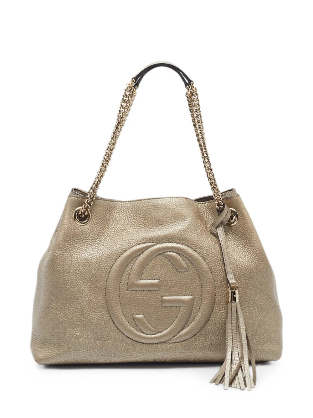 Gucci Pre-Owned medium Soho chain-handle tote bag - Oro