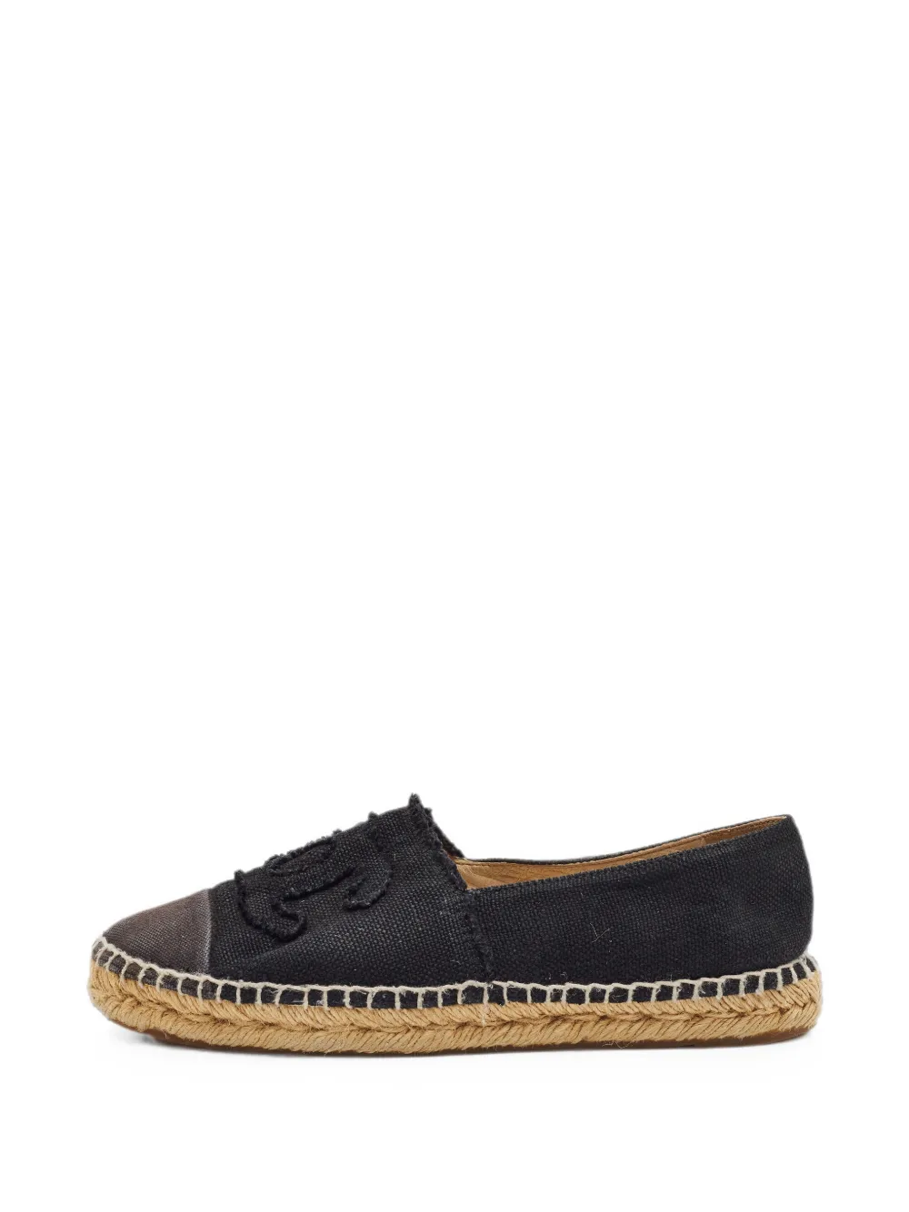 CHANEL Pre-Owned CC cap-toe espadrilles - Schwarz