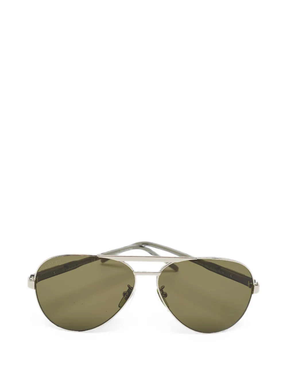 Gucci Pre-Owned GG1163S pilot sunglasses - Grün