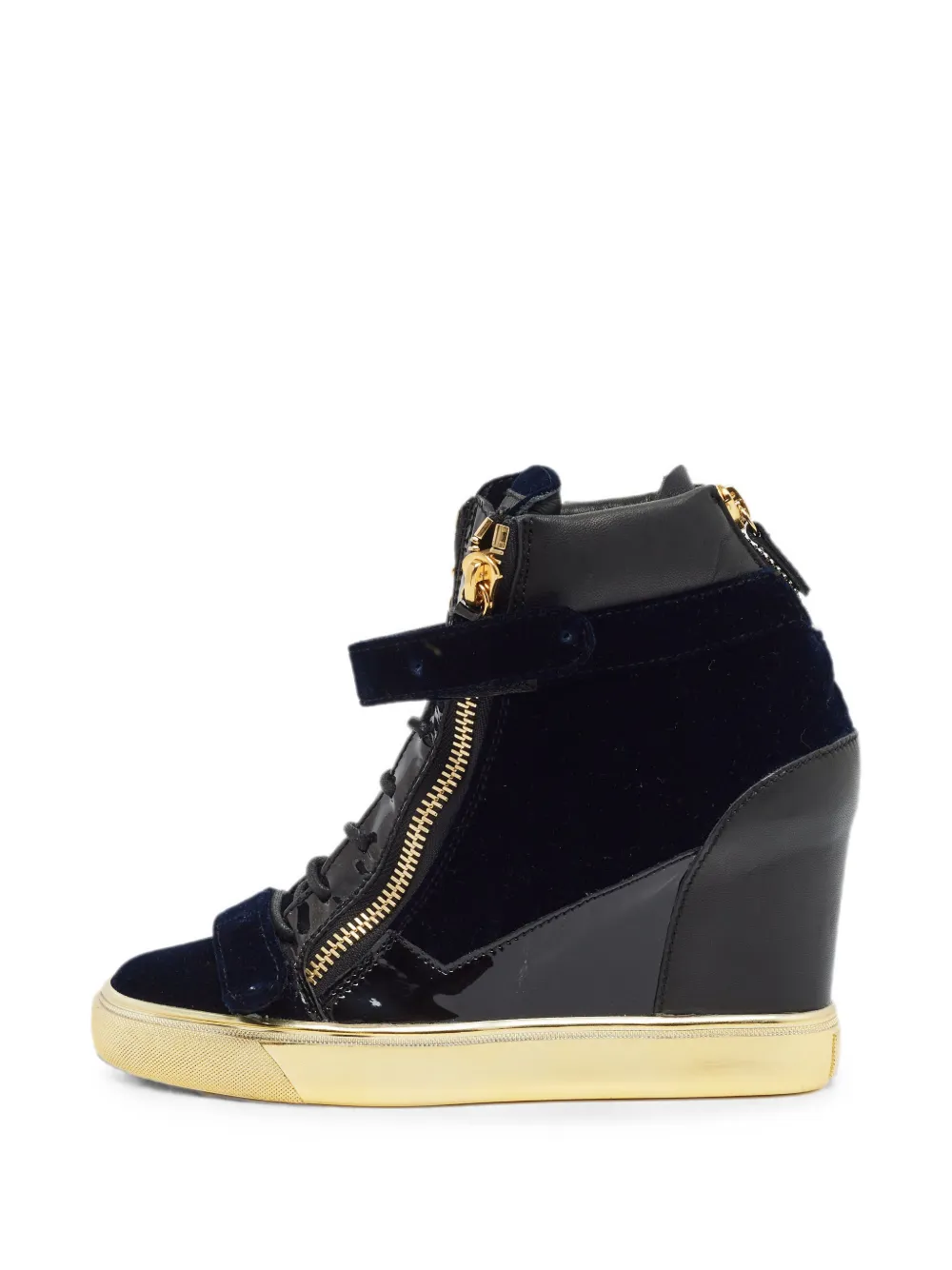Giuseppe Zanotti Vintage Coby wedge sneakers - Blau