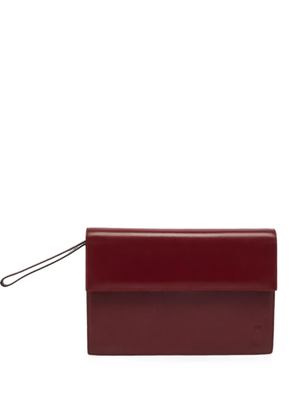 Cartier Must de Cartier foldover-top clutch bag - Rot