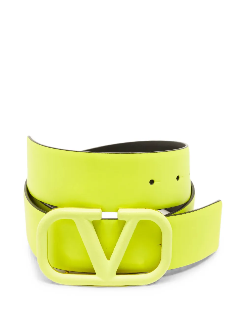 Valentino Garavani Pre-Owned VLogo reversible belt - Gelb