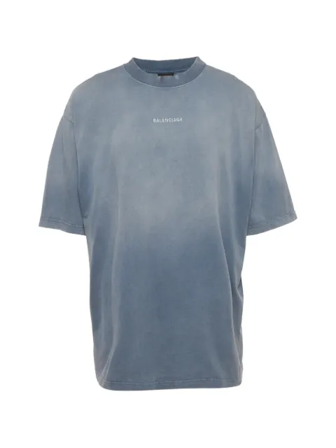 Balenciaga Pre-Owned oversized logo-print t-shirt