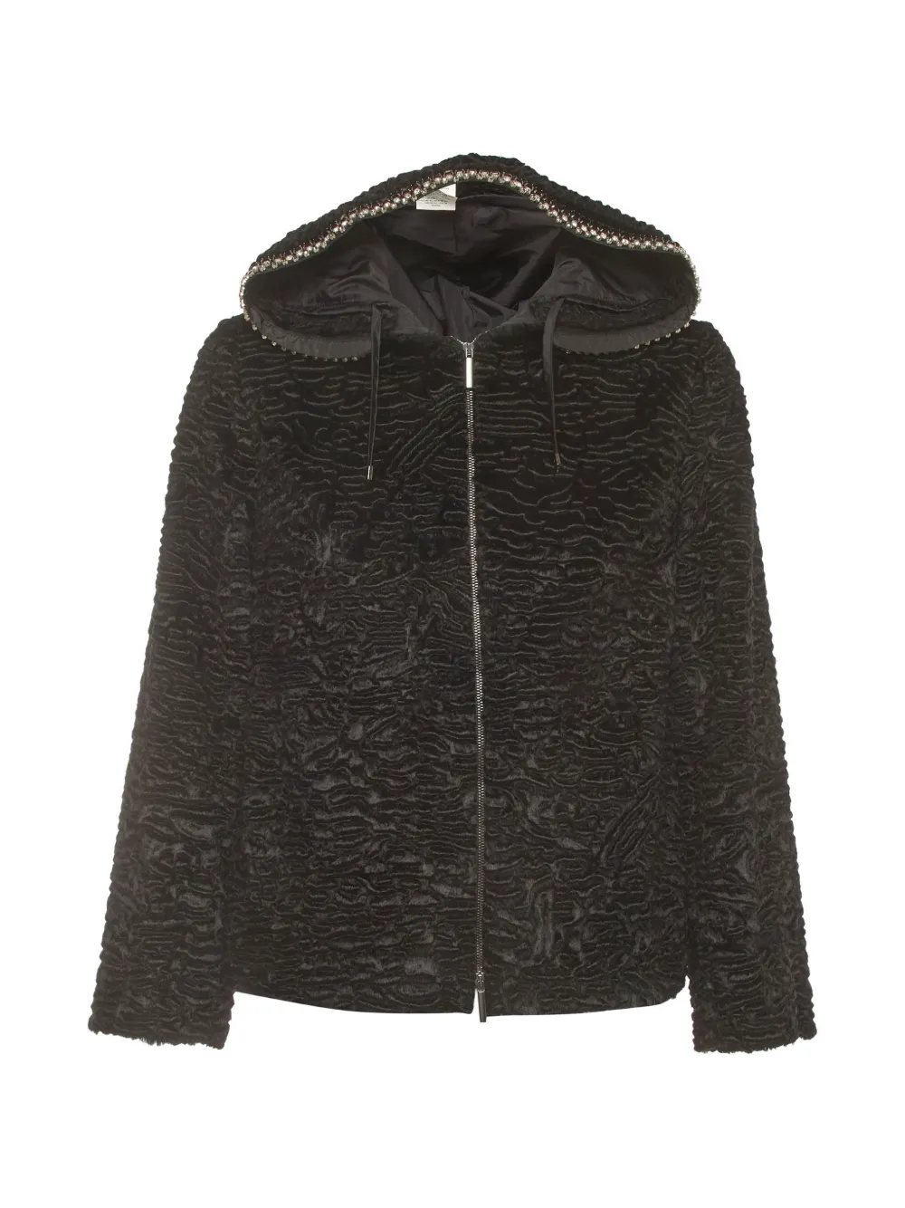 Max Mara hooded jacket - Nero