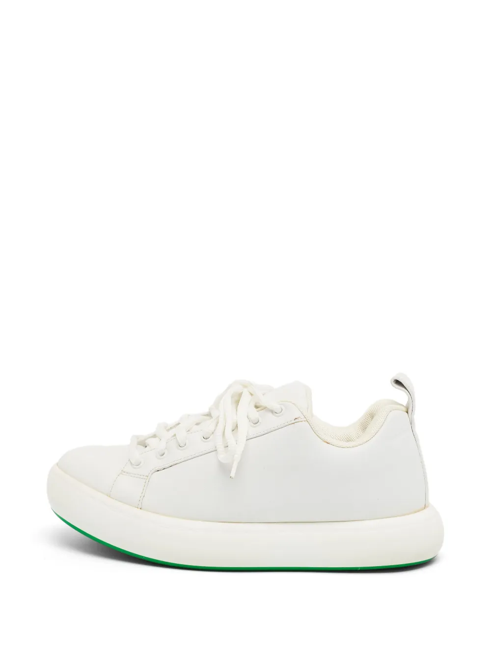Bottega Veneta Pre-Owned Pillow lace-up sneakers - Bianco