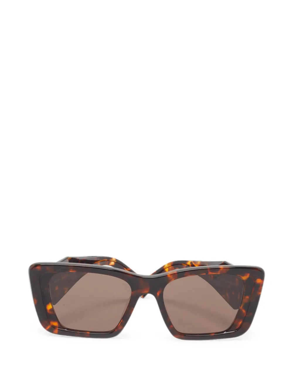 Prada Pre-Owned Symbole cat-eye frame sunglasses - Marrone