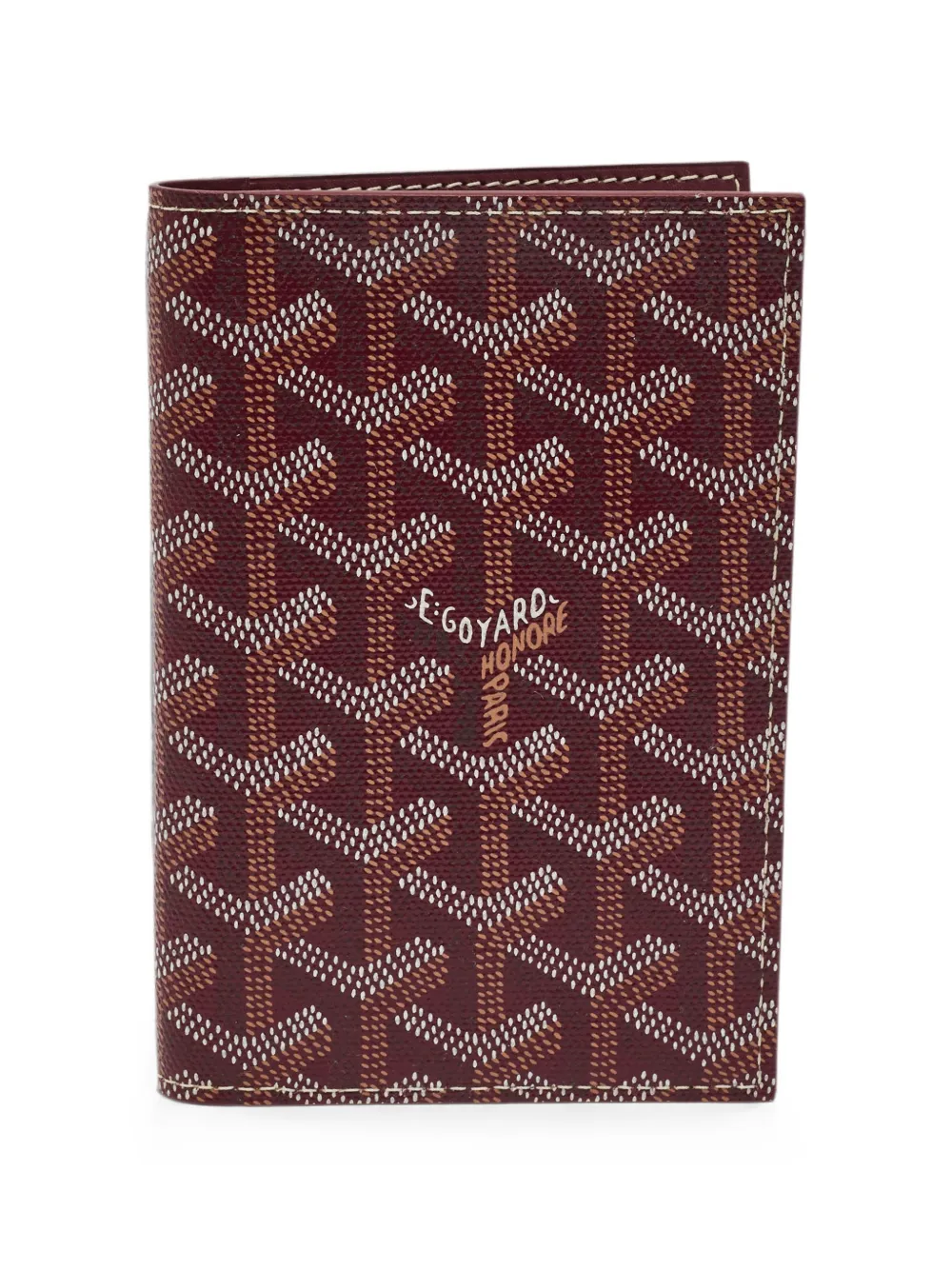 Goyard Pre-Owned Grenelle passport holder - Rosso