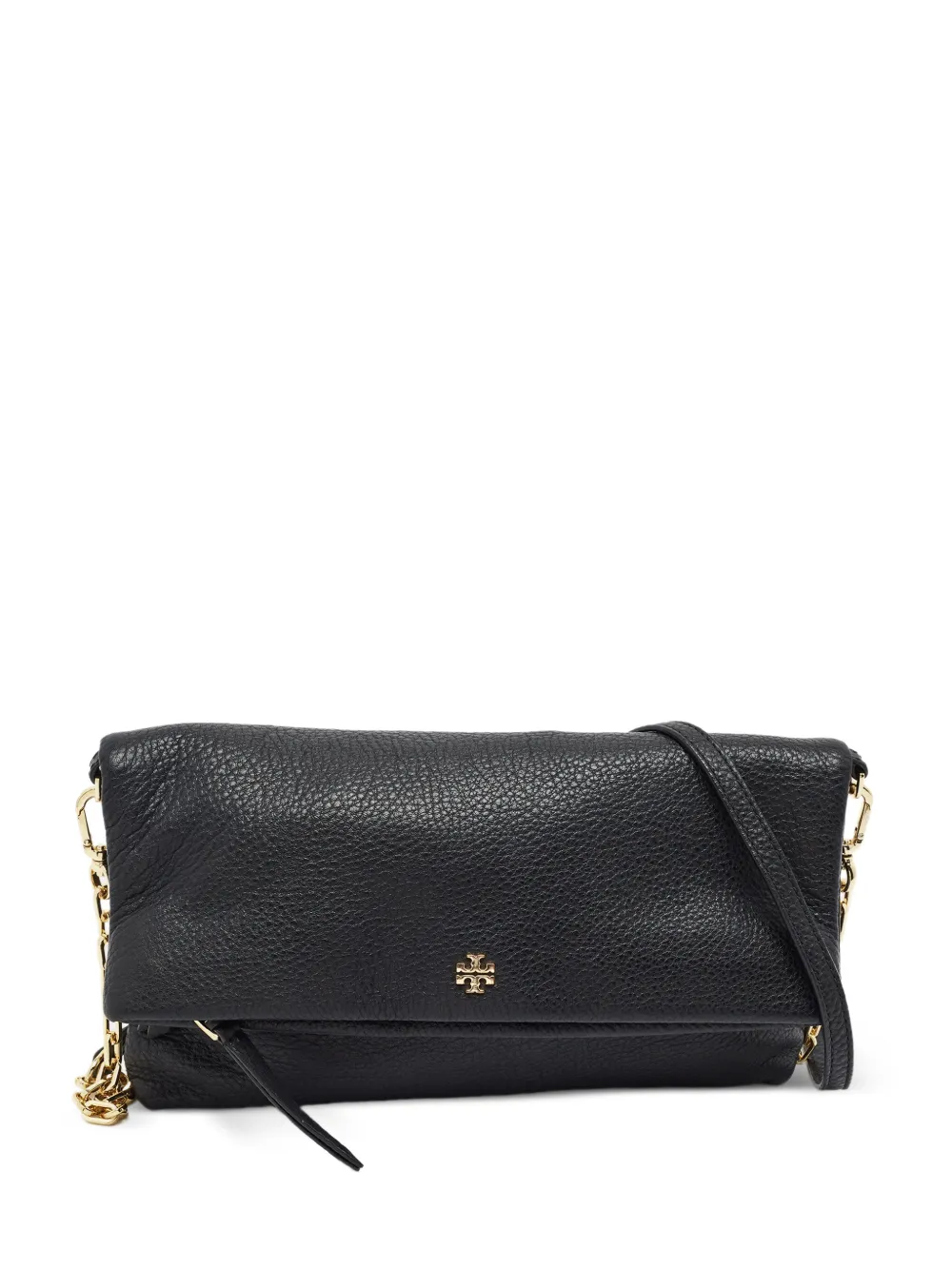 Tory Burch logo-plaque crossbody bag - Schwarz