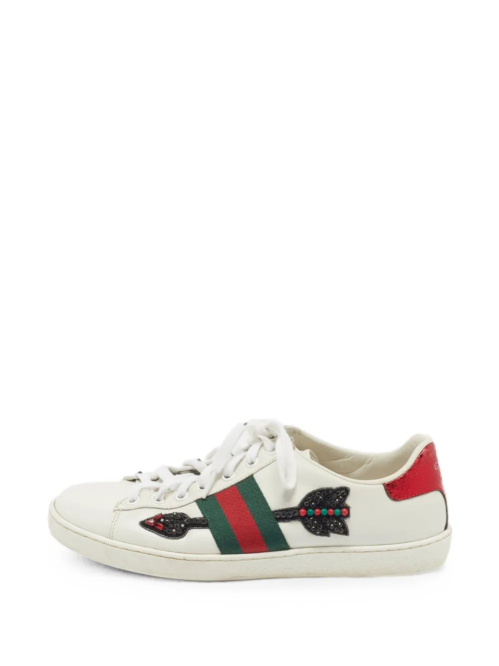 Gucci Pre-Owned Ace arrow sneakers - Weiß