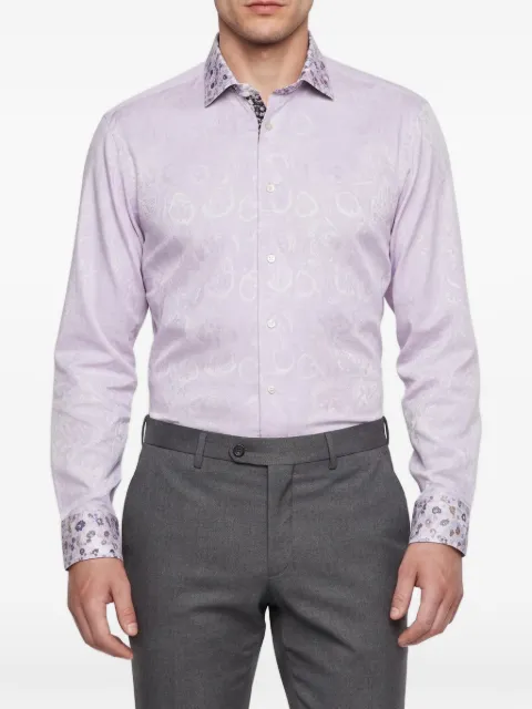 Etro Pre-Owned Jacquard-Hemd mit Paisleymuster