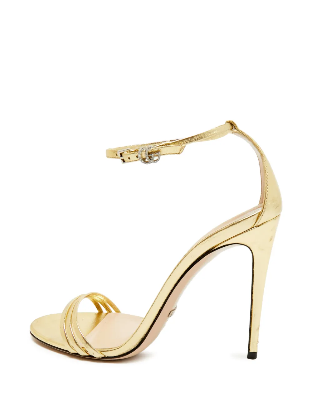 Gucci Pre-Owned Double G buckle sandals - Oro