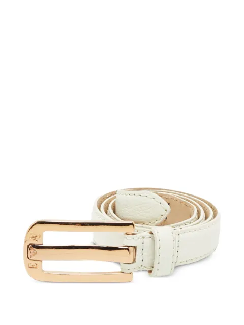 Emporio Armani Pre-Owned engraved buckle belt