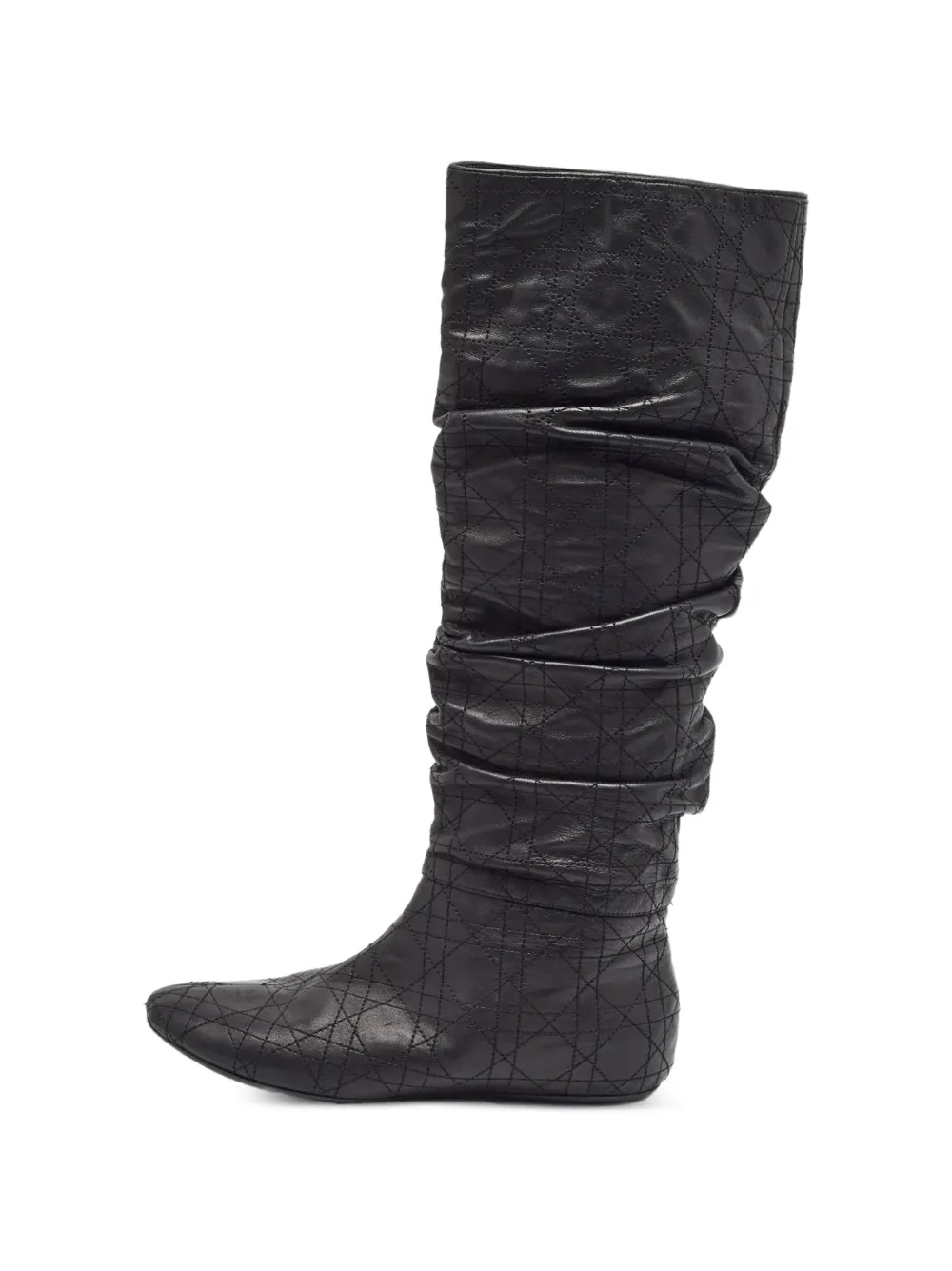 Christian Dior Pre-Owned bottes Cannage - Noir