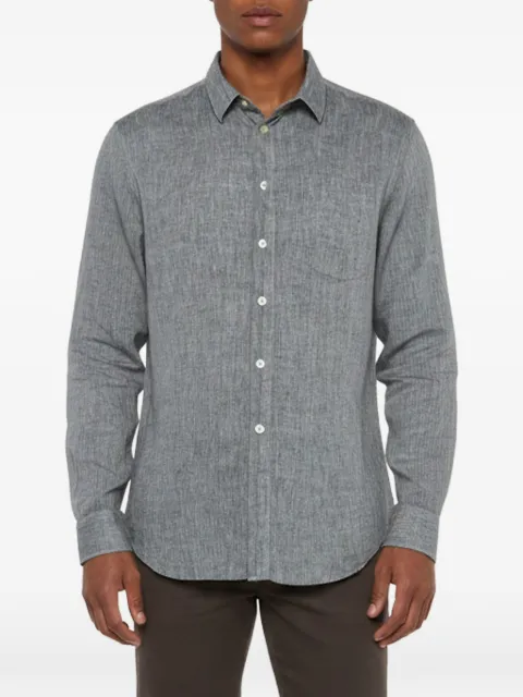 Emporio Armani Pre-Owned button-up linen shirt