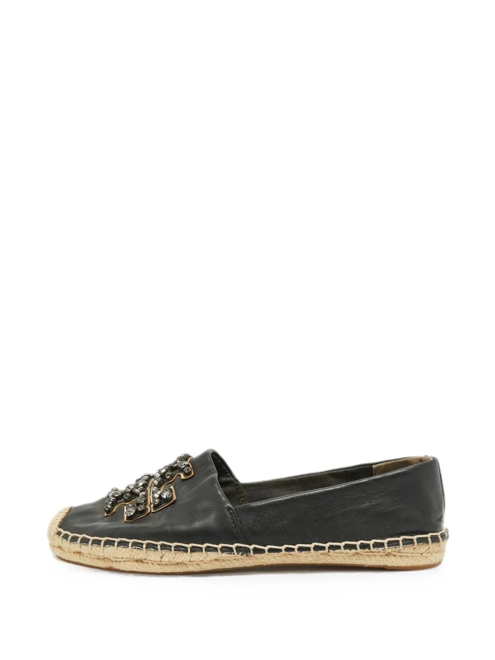 Tory Burch Ines embellished espadrilles - Schwarz