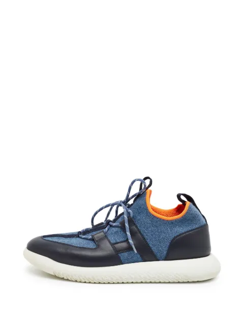 Hermès Pre-Owned Duel Strick-Sneakers
