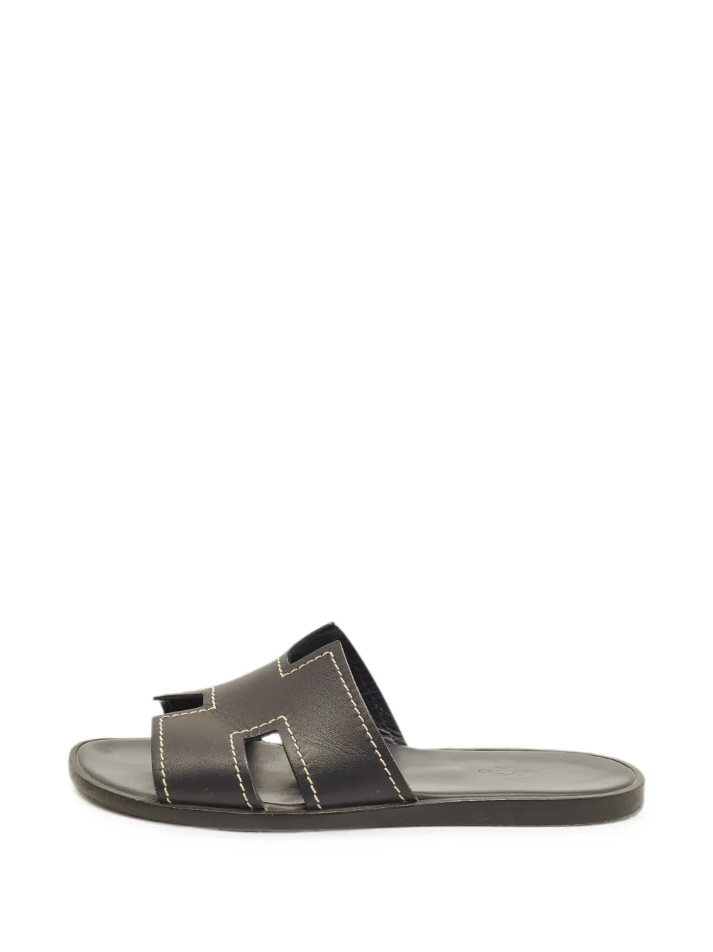 Hermès Pre-Owned Izmir H-cut flat sandals - Schwarz