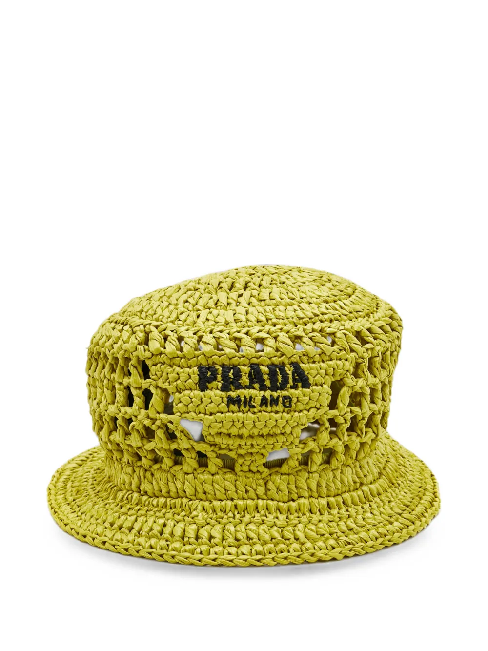 Prada Pre-Owned crochet bucket hat - Giallo