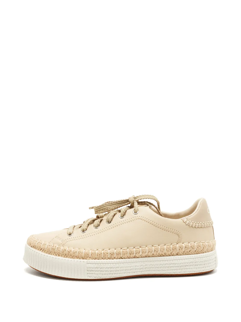Chloé Pre-Owned Telma lace-up low-top sneakers - Toni neutri