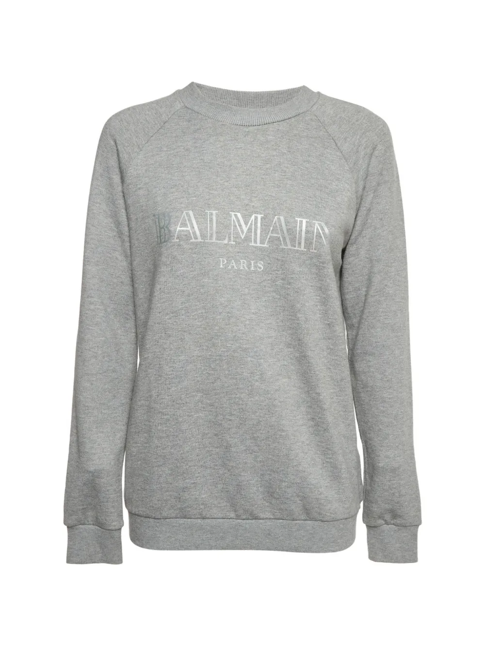 Balmain Pre-Owned logo-print sweater - Grau