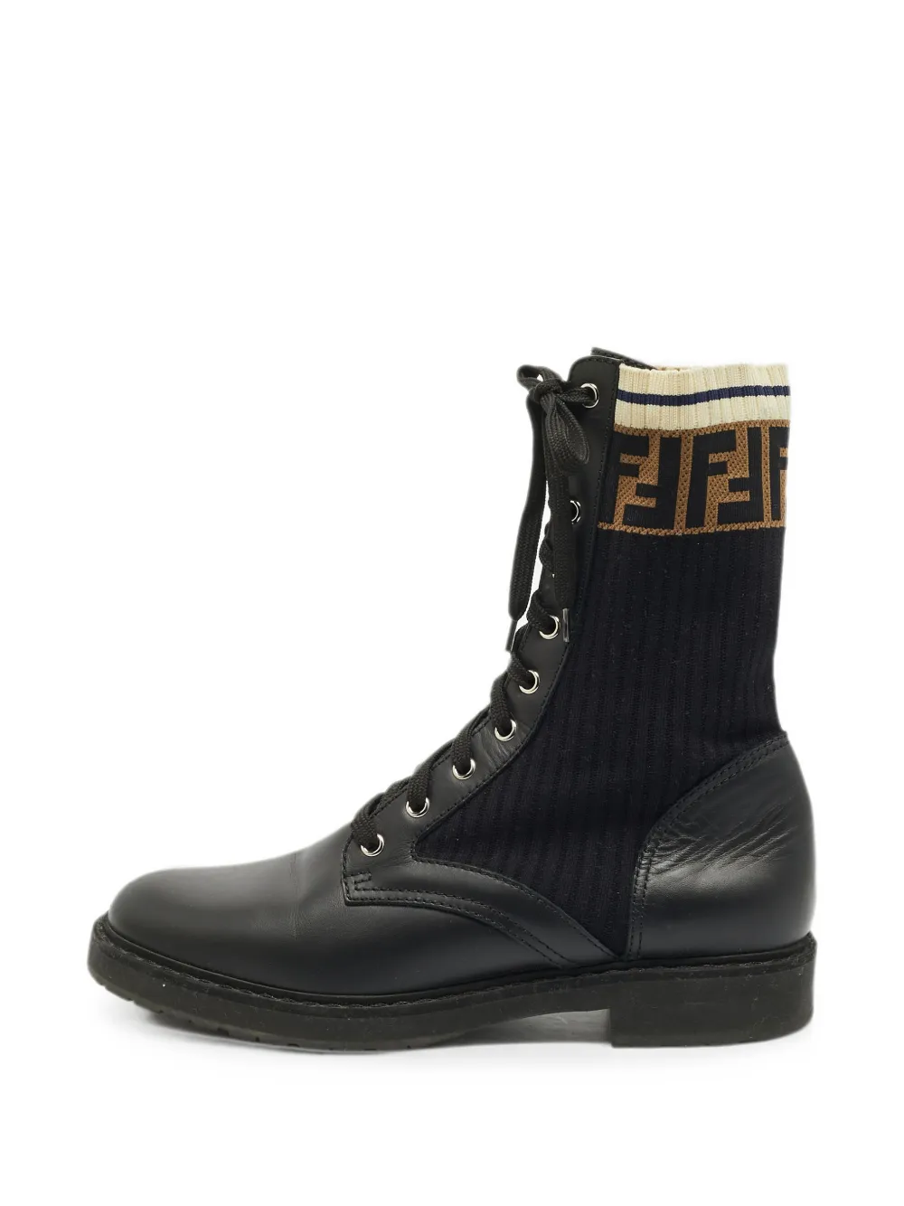 Fendi Pre-Owned FF-motif boots - Schwarz