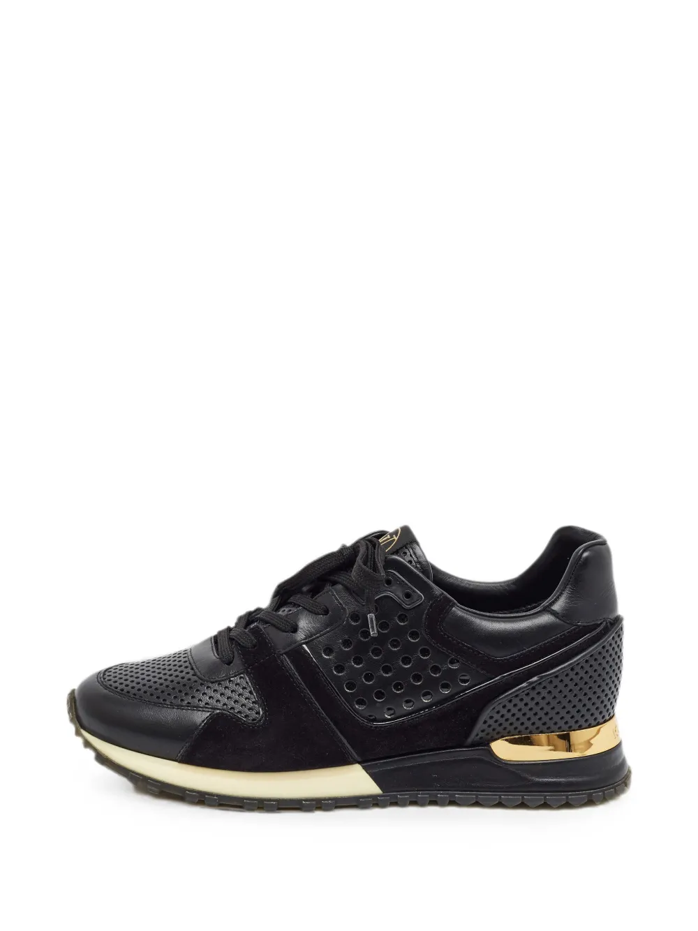 Louis Vuitton Pre-Owned Run Away panelled low-top sneakers - Schwarz