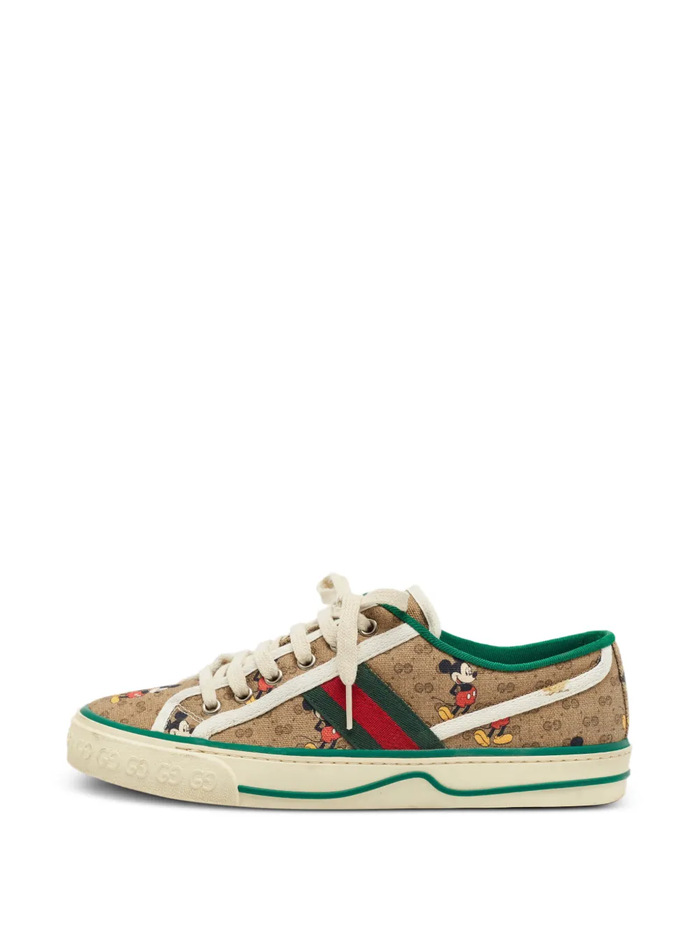 Gucci Pre-Owned x Disney Mickey Mouse Tennis 1977 sneakers - Toni neutri