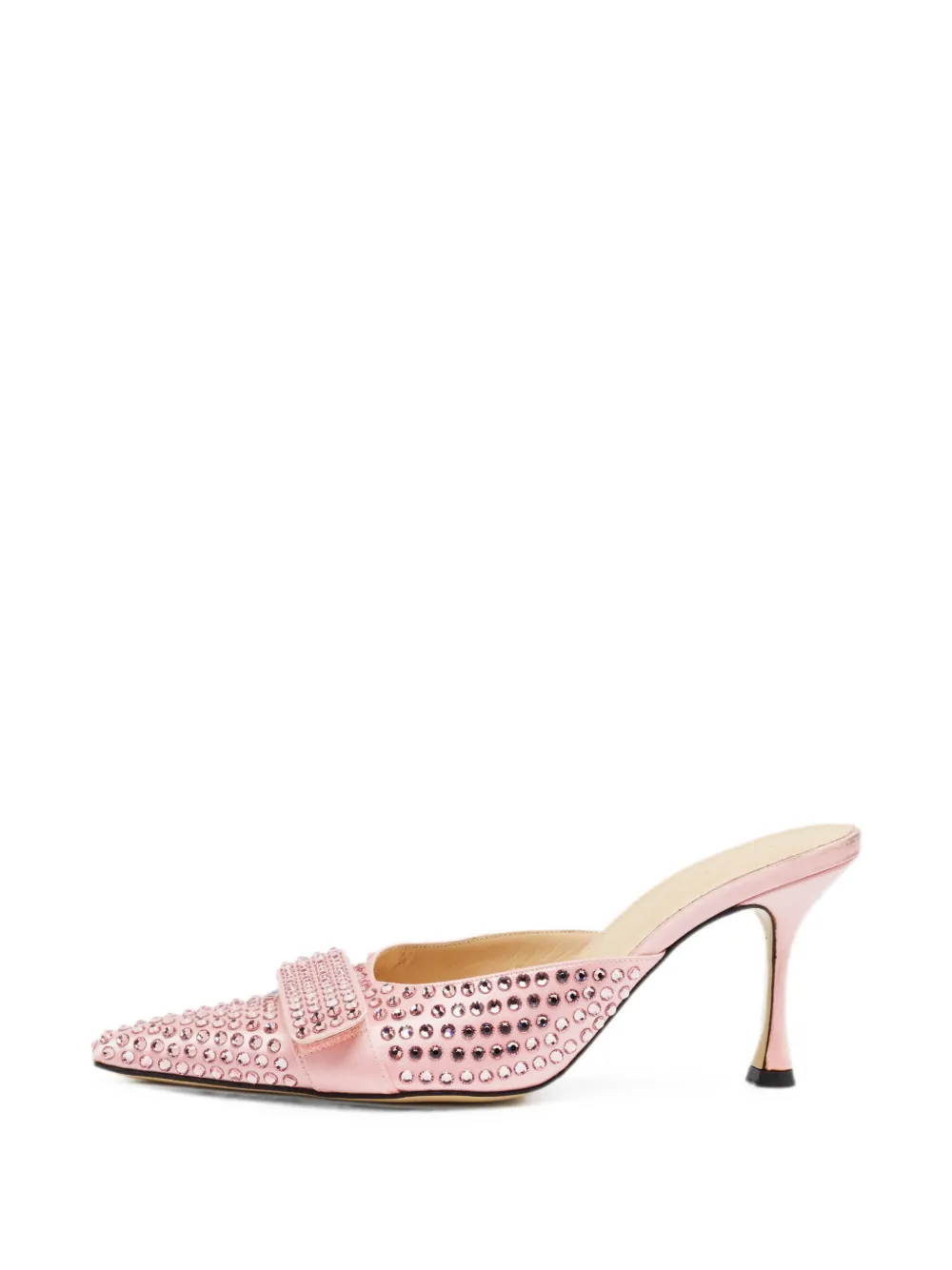 MACH & MACH Carrie crystal-embellished mules - Rosa