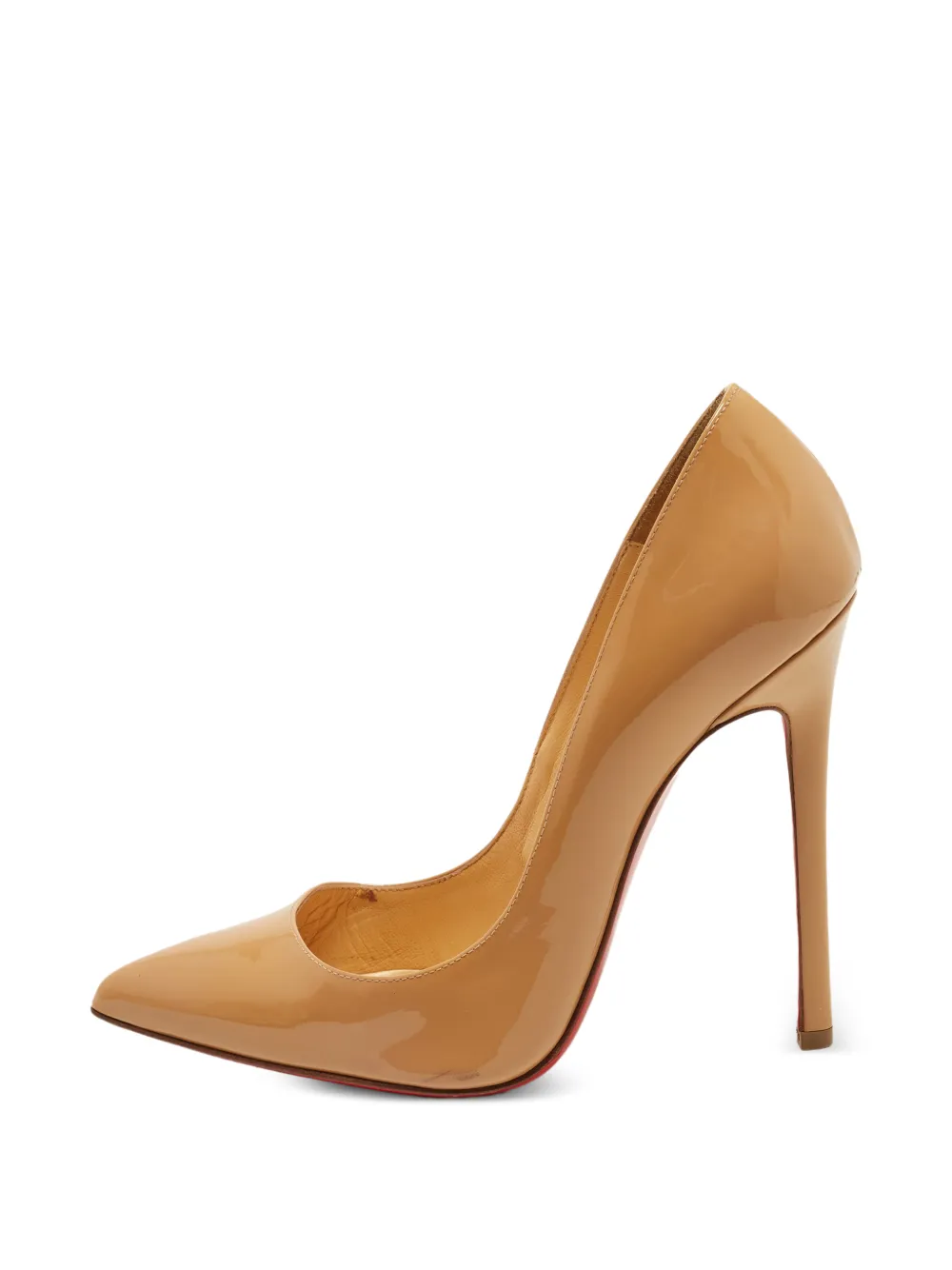 Christian Louboutin Pre-Owned Pigalle pointed-toe pumps - Nude