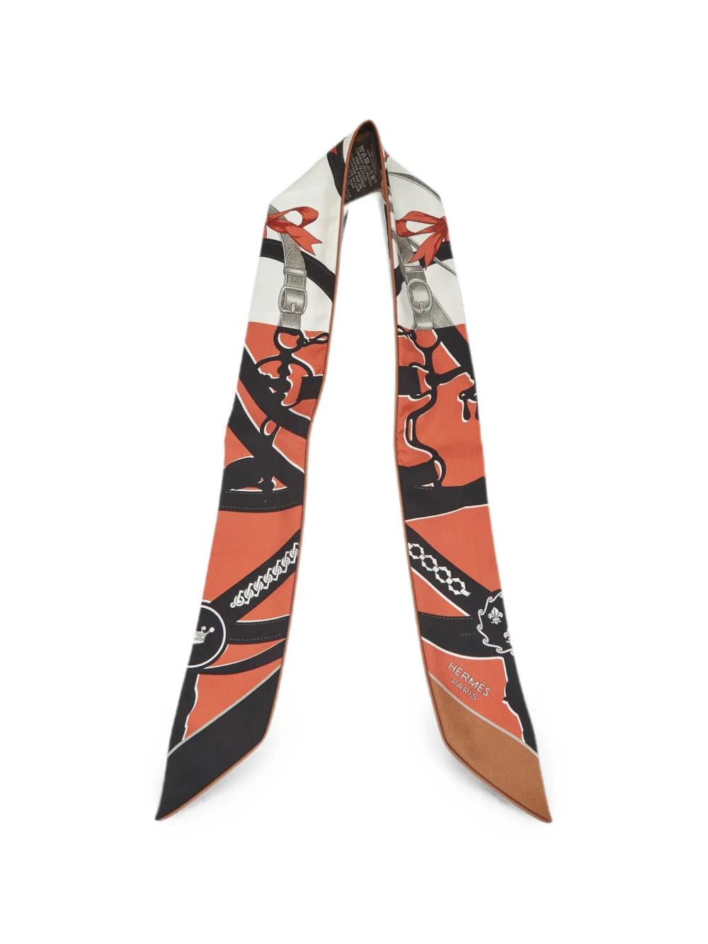 Hermès Pre-Owned La Promenade du Matin Forever Twilly scarf - Weiß