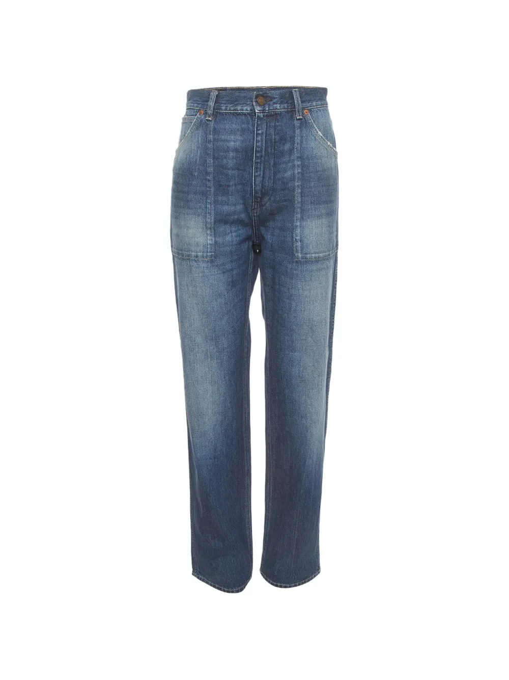 Gucci Pre-Owned straight-leg jeans - Blau