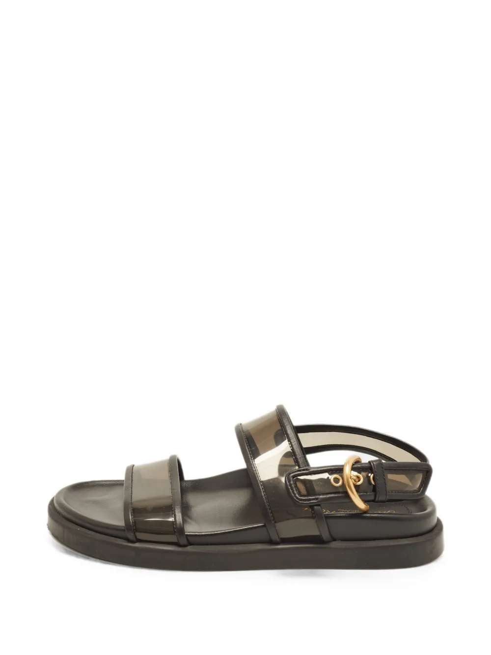 Gianvito Rossi Bilbao slingback sandals - Schwarz
