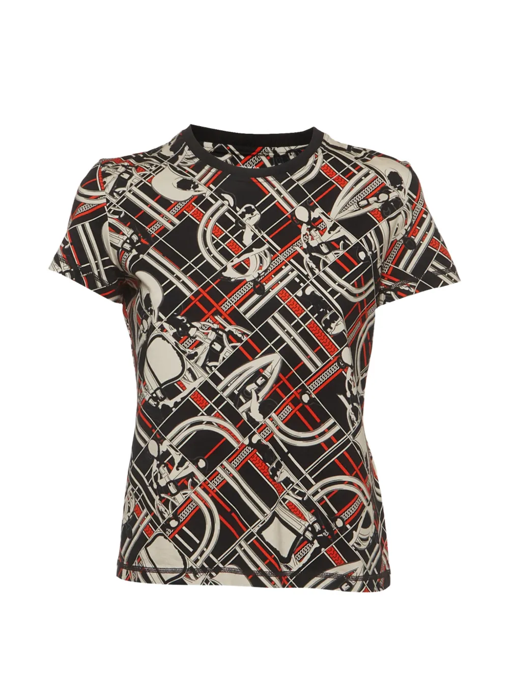Hermès Pre-Owned printed T-shirt - Nero