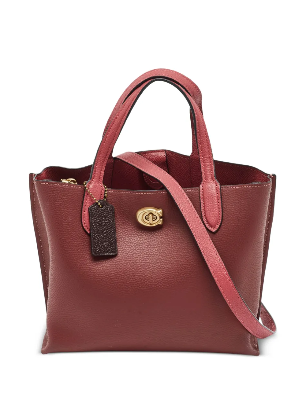 Coach Vintage Willow turn-lock tote bag - Rosso