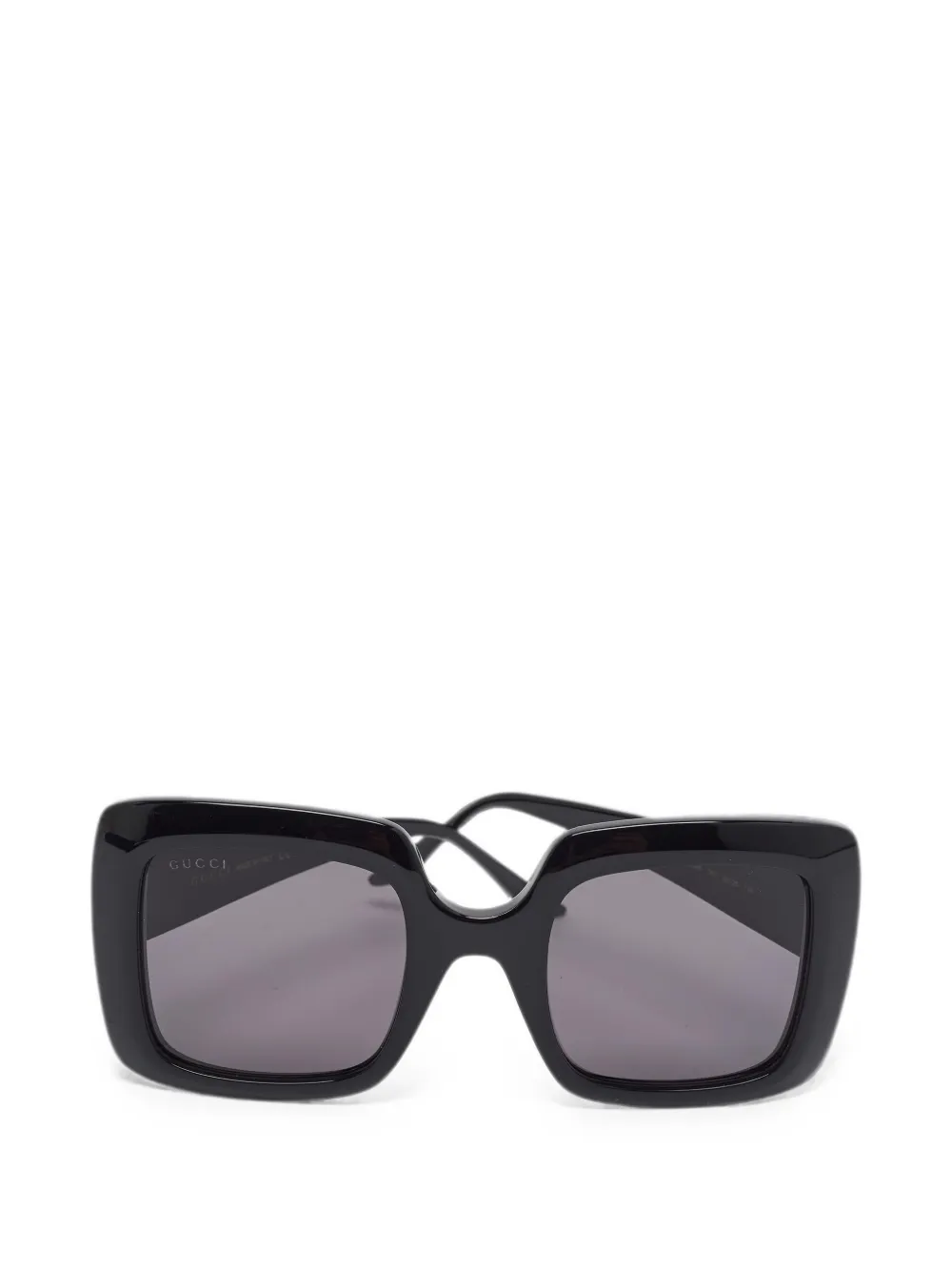 Gucci Pre-Owned square-frame sunglasses - Nero