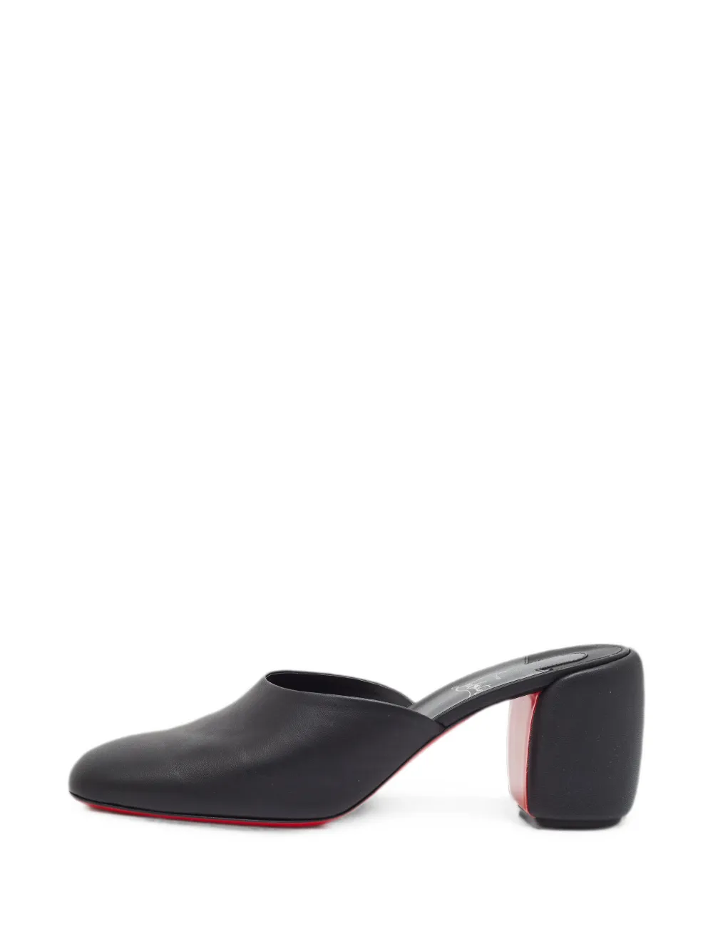 Christian Louboutin Pre-Owned block-heel mules - Schwarz