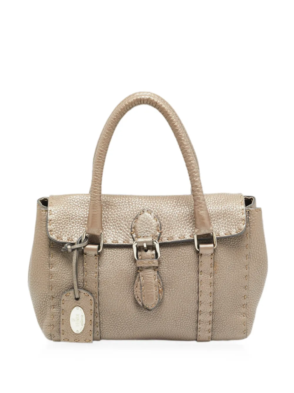 Fendi Pre-Owned 2005 Linda leather tote bag - Gold