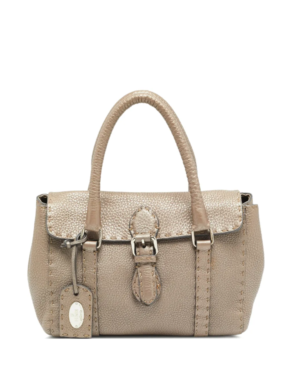 Fendi Pre-Owned 2005 Linda leather tote bag - Oro