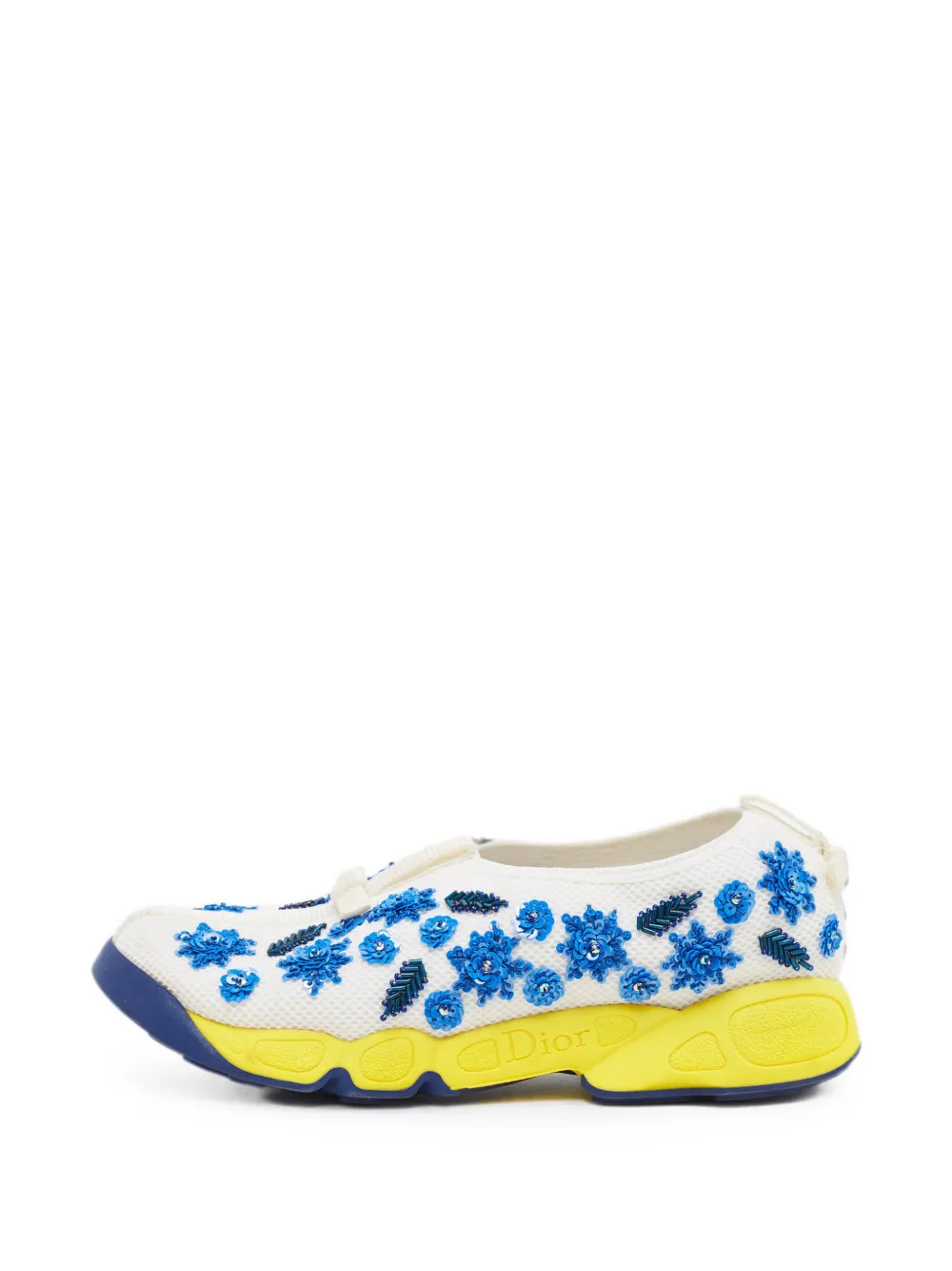 Christian Dior Pre-Owned Fusion embellished sneakers - Weiß