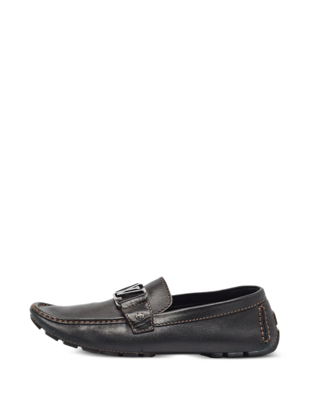 Louis Vuitton Pre-Owned Monte Carlo loafers - Schwarz