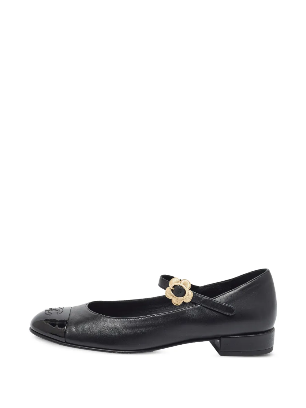 CHANEL Pre-Owned ballerines en cuir - Noir CHANEL Pre-Owned ballerines en cuir - Noir