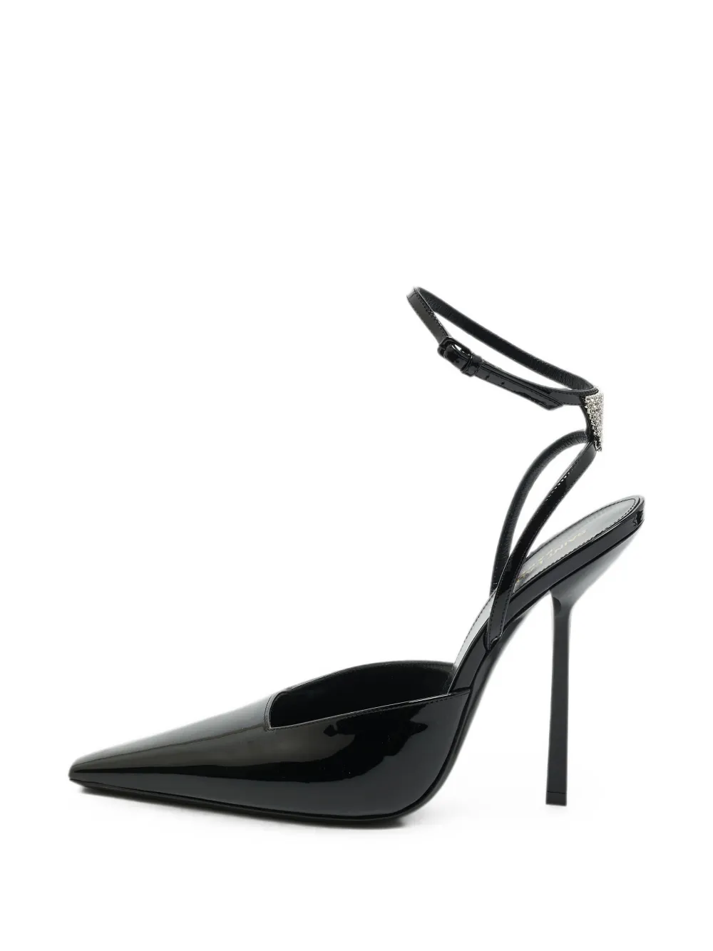 Saint Laurent Pre-Owned Anouk crystal-embellished pumps - Schwarz