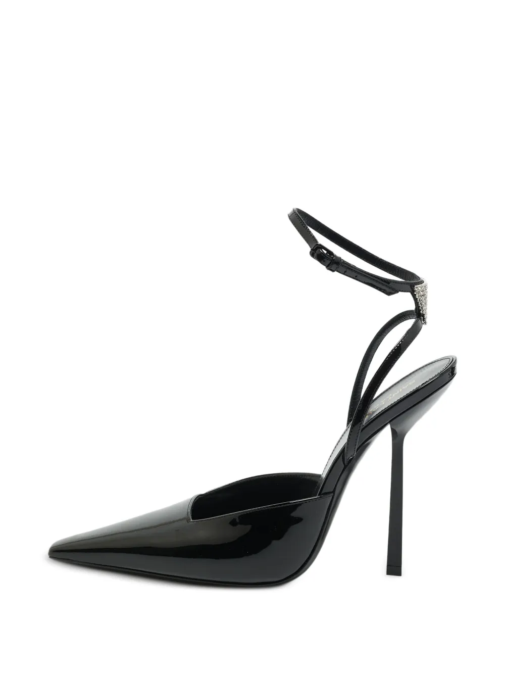 Saint Laurent Pre-Owned escarpins Anouk à ornements en cristal - Noir Saint Laurent Pre-Owned escarpins Anouk à ornements en cristal - Noir