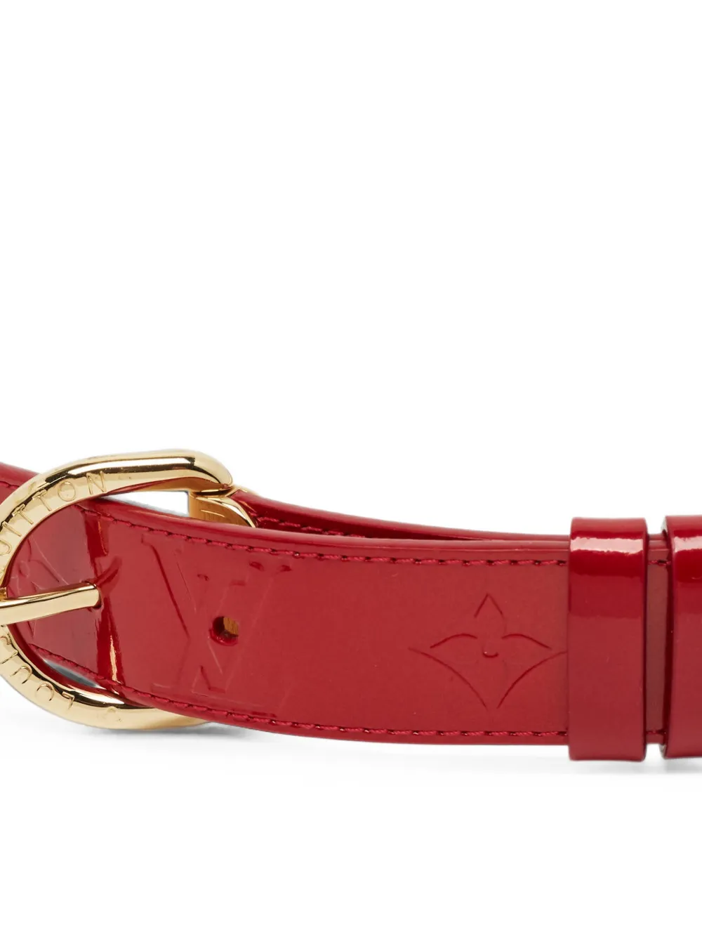 Louis Vuitton Pre-Owned 2008 サンセット レザーベルト | レッド